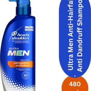 Head and Shoulders Ultra Men Anti Hairfall Anti Dandruff Shampoo(480 ml)