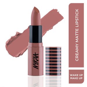 Nykaa So Creme! Creamy Matte Lipstick - Wakeup Makeup