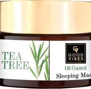 GOOD VIBES Tea Tree Oil Control Sleeping Face Mask(50 g)