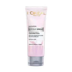L'Oreal Paris Glycolic Bright Daily Foaming face wash | For Glowing & Bright Skin Face Wash(50 ml)