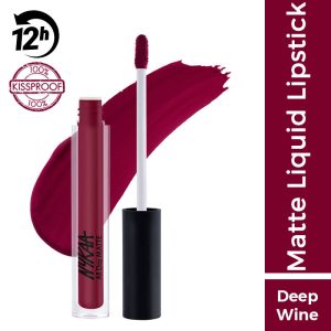 Nykaa All Day Matte Waterproof, Transfer Proof, 12H Liquid Lipstick - Bride Crew