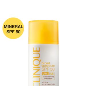 Clinique SPF 50 UVA/UVB Mineral Sunscreen Fluid For Face