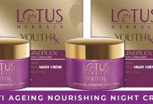 LOTUS HERBALS YouthRx Anti Ageing Nourishing Night Cream ( Pack of 2 ) ( 30gm x 2 )(60 g)