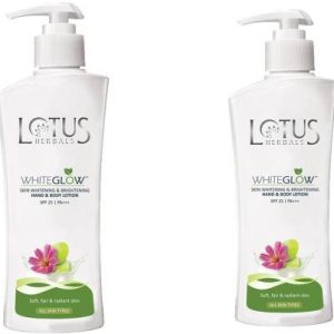 LOTUS Herbals whiteglow skin brightening and whitening lotion( pack of 2)(600 ml)
