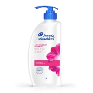 Head and Shoulders Smooth and Silky Anti-Dandruff Shampoo for Dry, Damaged, Or Frizzy Hair(650 ml)
