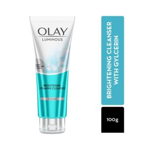 Olay Luminous Brightening Foaming Cleanser & Face Wash, Clear & Even Skin With Glycerin(100g)
