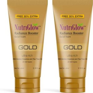 NutriGlow Gold Radiance Booster Foam (Pack of 2) Face Wash(130)