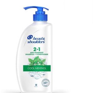 Head and Shoulders Cool Menthol 2-in-1 Anti-Dandruff Shampoo + Conditioner for All-Hair Types(650 ml)