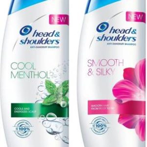 HEAD & SHOULDERS Anti Danadruff Cool Smooth & Silky Shampoo Each 340ml Pack Of 2(680 ml)