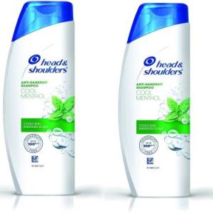 Head and Shoulders Anti Dandruff Shampoo, Cool Menthol , 340ML (Pack of 2)(680 ml)