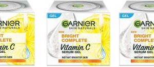 GARNIER Bright Complete Vitamin C Serum Gel, 23g - Vitamin C Cream (pack of 3)(69 g)