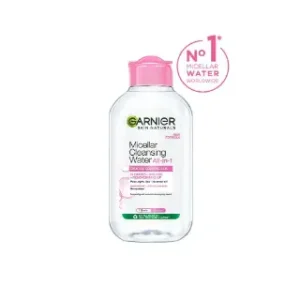 GARNIER Micellar Water - Gentle Cleanser For Sensitive Skin, Get 100% Clean Skin Makeup Remover(125 ml)