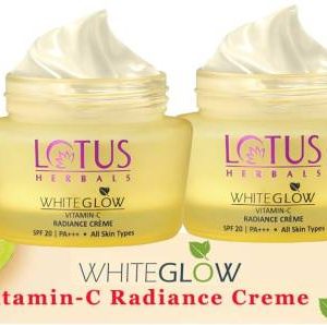 LOTUS HERBALS WhiteGlow Vitamin-C Radiance Creme ( Pack of 2 ) ( 35gm * 2 )(70 g)