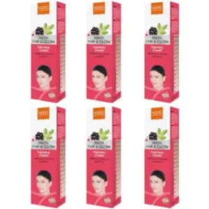 VLCC Insta Fair & Glow Premium Fairness Cream With SPF 15 Combo Pack of 5 (50gm X 5)(250 g)