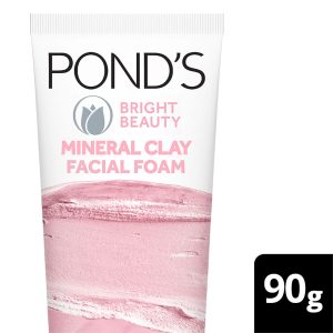 Ponds Bright Beauty Mineral Clay Vitamin B3 Oil Free Glow & Facial Foam(90gm)