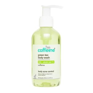 Mcaffeine 1% Salicylic Acid Body Wash With Green Tea Controls Body Acne & Removes Excess Oil(200 ml)