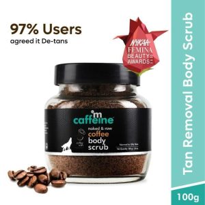 MCaffeine Exfoliating Coffee Body Scrub For Tan Removal & Soft-Smooth Skin - 100% Natural(100g)