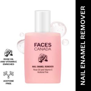 FACES CANADA Nail Enamel Remover | Soft & Hydrated Cuticles | Easy To Use(90 ml)