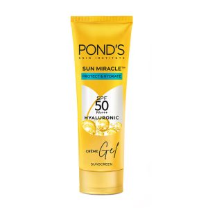 Ponds Sun Miracle Hyaluronic Sunscreen Creme Gel SPF 50 PA+++(50 g)