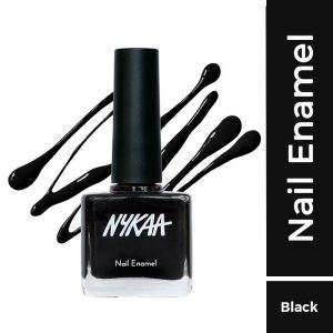 Nykaa Nail Enamel Polish - Black Licorice 84(9ml)