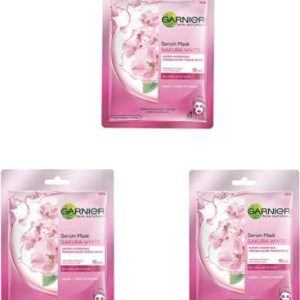 GARNIER Serum mask sheet sakura white pinkish glow(96 ml)