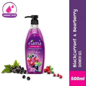 Fiama Shower Gel Blackcurrant & Bearberry Body Wash for Radiant Glowing & Hydrating Skin(500ml)