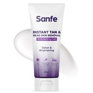 Sanfe Instant Tan & Dead Skin Removal Exfoliating Gel(200g)
