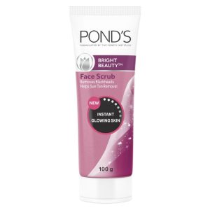 Ponds Bright Beauty Face Gel Scrub Remove Blackheads & Sun Tan(100gm)
