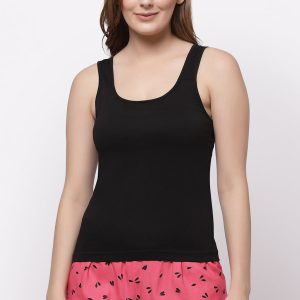 Floret Signature Cotton Camisole - 1463 Black