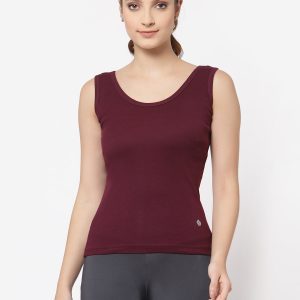 Floret Florets Signature Cotton Everyday Camisole - 1445 Wine