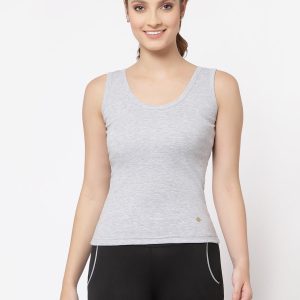 Floret Florets Signature Cotton Everyday Camisole - 1445  Cool Grey