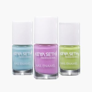 Keya Seth Aquatica + Mint Green + Ballerina Long Wear Nail Enamel Enriched with Vitamin E & Argan Oil