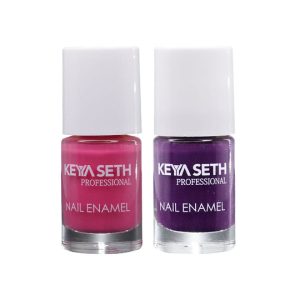 Keya Seth Soothing Pink + Grape Love Long Wear Nail Enamel Enriched with Vitamin E & Argan Oil