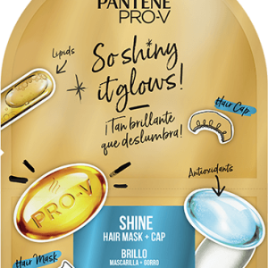 Pantene So Shiny It Glows! Shine, Hair Mask & Cap