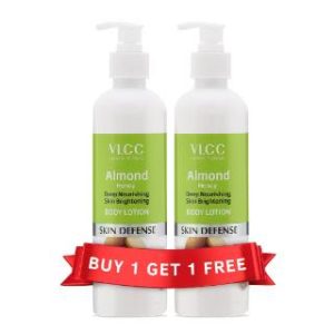 VLCC Almond Honey Deep Nourishing & Brightening Body Lotion Buy One Get One(700 ml)