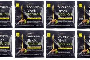 GARNIER Black Naturals Oil-Enriched Cream Hair Color , 3.0 Brown Black