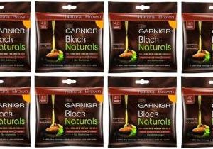 GARNIER Black Naturals Oil-Enriched Cream Hair Color , 4.0 Natural Brown
