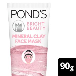 Ponds Bright Beauty Mineral Clay Vitamin B3 Oil Free Glow & Face Mask(90gm)