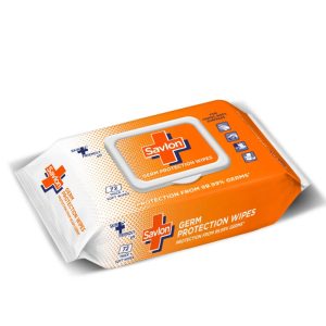 Savlon Germ Protection Multipurpose Thick & Soft Wet Wipes with Fliptop Lid 72 pcs(72 Wipes)