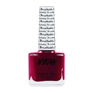 Nykaa Breathable Nail Enamel - Wine Unwind - 326(9ml)