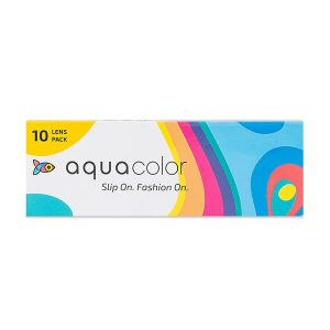 Aqualens Aquacolor Daily Disposable Zero Power Colored Lenses - Black Rose(5 pair)
