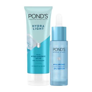 Ponds Hydra Light Hyaluronic Acid Gel Facewash & Serum Combo(2 Pcs)