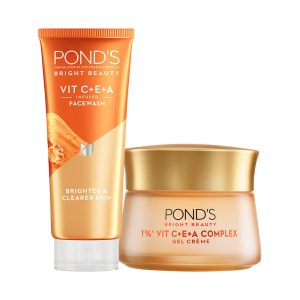 Ponds Bright Beauty Vitamin C+E+A Gel Face Wash & GeL Cream Combo(2 Pcs)