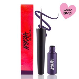 Nykaa GLAMOReyes Waterproof & Smudgeproof Coloured Liquid Eyeliner - Purple - Poisonous Plum