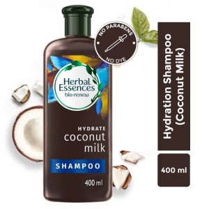 Herbal Essences Coconut Milk Shampoo For Hydration & Softness - No Parabens- No Colourants(400ml)