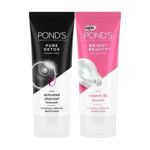 Ponds Bright Beauty & Pure Detox Facewash Combo