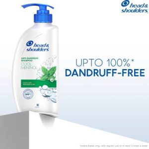 HEAD & SHOULDERS Cool Menthol Anti-Dandruff Shampoo for All-Hair Types(650 ml)