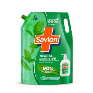 Savlon Herbal Sensitive Germ Protection Liquid Handwash Refill(1500ml)