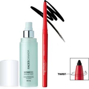 FACES CANADA Eye & Face Combo - 50ml Fixer + Magneteyes Kajal(2 Items in the set)