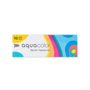 Aqualens Aquacolor Daily Disposable Zero Power Colored Lenses - Walnut Brown(5 pair)